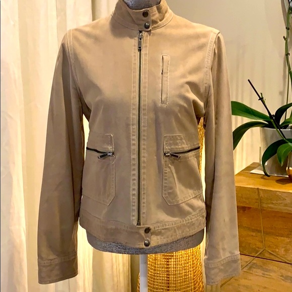 Vintage Banana Republic Moto Cafe Suede jacket Medium - Picture 3 of 13